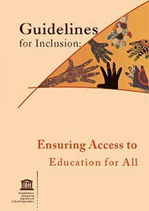Cover of the Guidelines for Inclusion: Ensuring Access to Education for All 